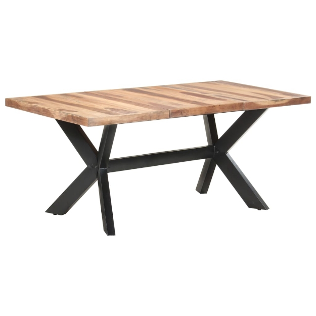 Tavolo da Pranzo 180x90x75 cm Legno Massello Finitura Sheesham